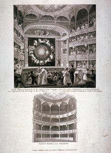 Theatre Royal English Opera House, Westminster, London, 1817. Artist: James Stow