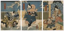 Theatre Scene 1844. Artist: Utagawa Kunisada