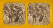 Theatre scene of a mythological nature, 1860s. Creator: Charles Gaudin