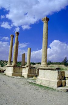 Theatre, Sbeitla, Tunisia. Creator: Vivienne Sharp