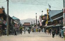 Theatre Street of Kobe c1900