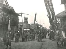Theatre Street, Yokohama, Japan, 1895. Creator: Unknown