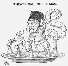 Theatrical Christmas 1866. Artist: Charles Henry Bennett