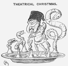 Theatrical Christmas 1866. Creator: Charles Henry Bennett