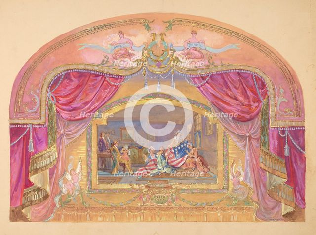Theatrical Painting, 1935/1942. Creator: Gilbert Sackerman.