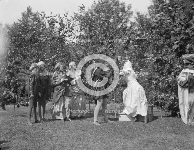 Theatrical performance at Dongan Hall, 1921 May 27. Creator: Arnold Genthe.