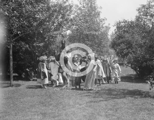 Theatrical performance at Dongan Hall, 1921 May 27. Creator: Arnold Genthe.