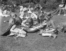 Theatrical performance at Dongan Hall, 1921 May 27. Creator: Arnold Genthe