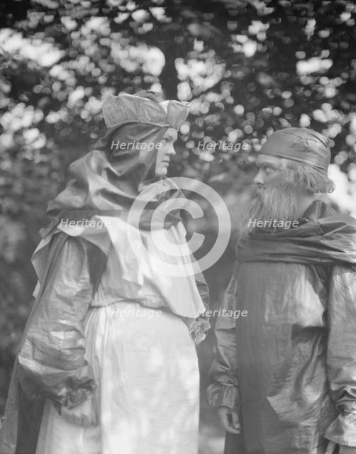 Theatrical performance at Dongan Hall, 1921 May 27. Creator: Arnold Genthe.