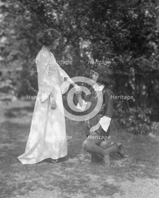 Theatrical performance at Dongan Hall, 1921 May 27. Creator: Arnold Genthe.