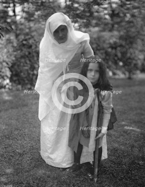 Theatrical performance at Dongan Hall, 1921 May 27. Creator: Arnold Genthe.