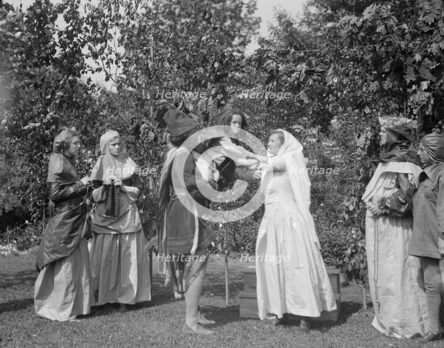 Theatrical performance at Dongan Hall, 1921 May 27. Creator: Arnold Genthe.