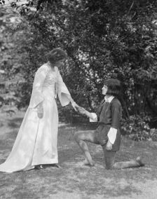 Theatrical performance at Dongan Hall, 1921 May 27. Creator: Arnold Genthe