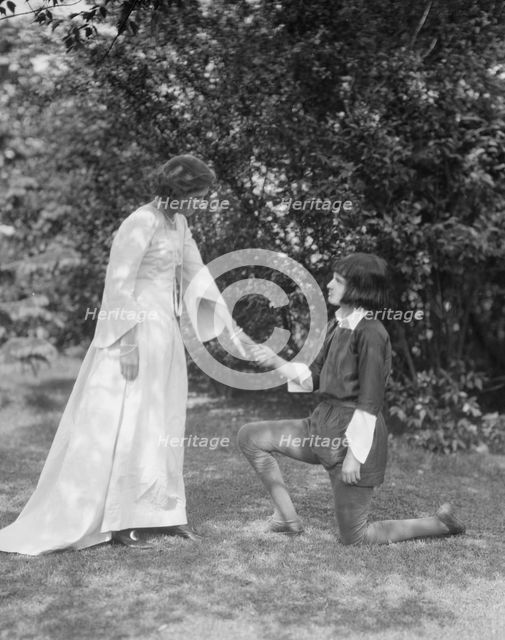 Theatrical performance at Dongan Hall, 1921 May 27. Creator: Arnold Genthe.