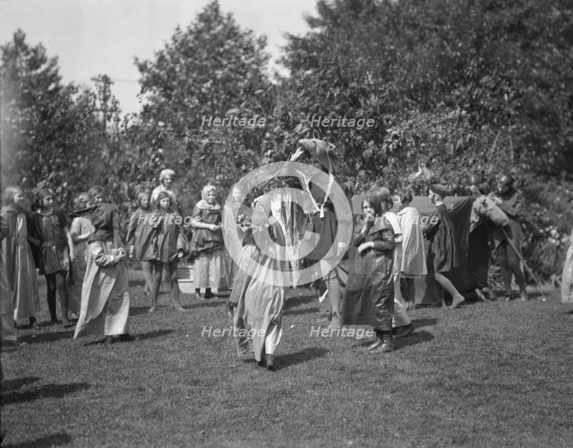 Theatrical performance at Dongan Hall, 1921 May 27. Creator: Arnold Genthe.