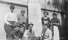 Theatrical production with Margaret Anglin and others, between 1910 and 1925. Creator: Arnold Genthe