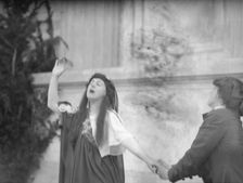 Theatrical production with Margaret Anglin and others, between 1910 and 1925. Creator: Arnold Genthe