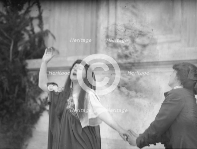 Theatrical production with Margaret Anglin and others, between 1910 and 1925. Creator: Arnold Genthe.