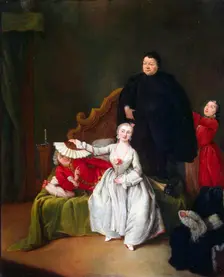 Theatrical Scene 1752. Creator: Longhi, Pietro (1701-1785)