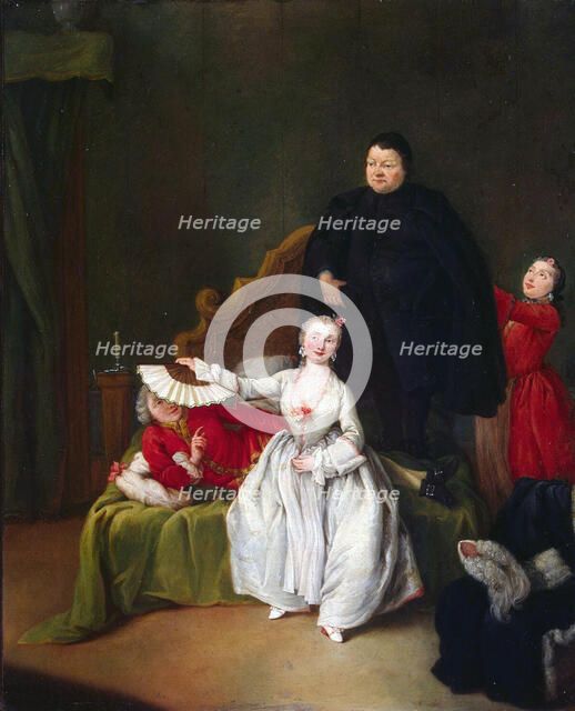 Theatrical Scene', 1752. Creator: Longhi, Pietro (1701-1785).