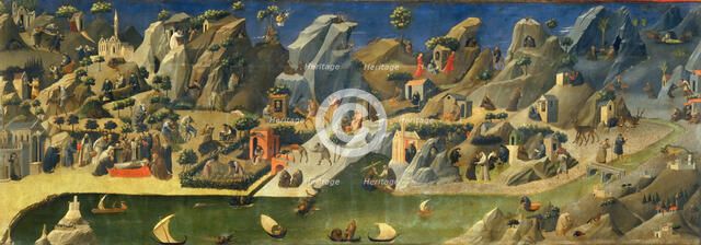 Thebaid (Stories of the Desert Fathers), c.1420. Creator: Angelico, Fra Giovanni, da Fiesole (ca. 1400-1455).