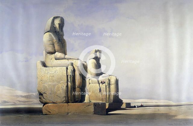 'Thebes, December 4th 1838', 19th century. Artist: David Roberts