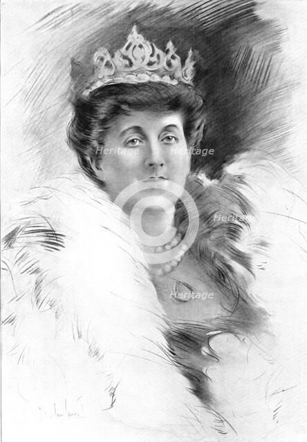 Their Graces: the Leaders of British Society - No. VIII. - the Duchess of Wellington, 1909. Creator: George C Wilmshurst.