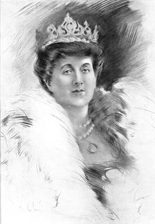 Their Graces: the Leaders of British Society - No. VIII. - the Duchess of Wellington, 1909. Creator: George C Wilmshurst