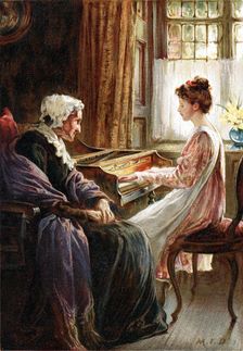 Their Evening Hymn 1892. Artist: Margaret Isabel Dicksee