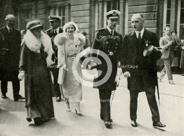 'Their Majesties at Edinburgh During the Jubilee Celebrations of King George V' 1935, 1937. Creator: Unknown.