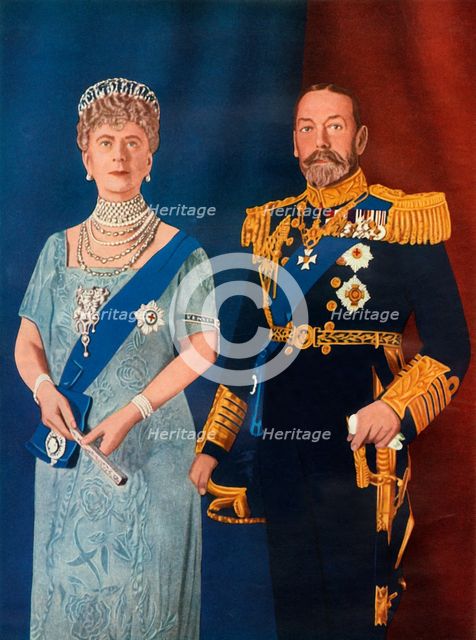 'Their Majesties King George V and Queen Mary at the time of their Silver Jubilee in 1935', 1951. Creator: Unknown.