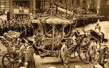 Their Majesties The King and Queen 1937. Creator: Photochrom Co Ltd of London