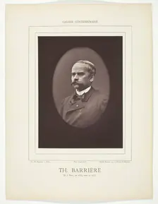 Theodore Barrière, c. 1853/73. Creator: Nadar