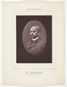 Theodore Barrière, c. 1853/73. Creator: Nadar