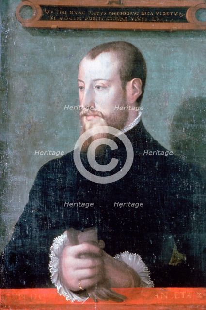 Theodore Beza, French Protestant scholar and theologian, 16th century. Artist: Unknown
