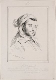 Theodore Gericault, 1824. Creator: Achille Devéria (French, 1800-1857)