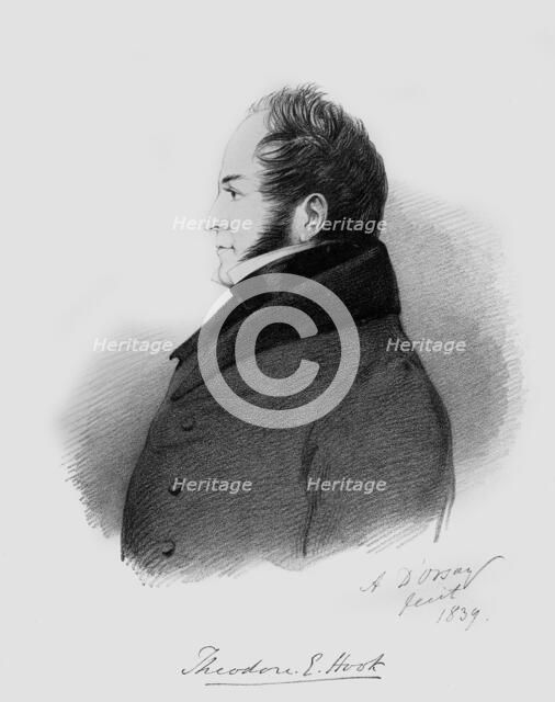 'Theodore E. Hook', 1839. Creator: Alfred d'Orsay.