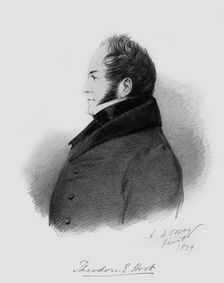 Theodore E. Hook 1839. Creator: Alfred d'Orsay