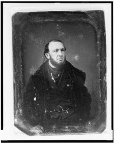 Theodore Sedgwick, half-length portrait, three-quarters to the right, between 1844 and 1859. Creator: Mathew Brady