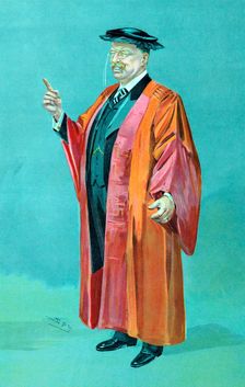 Theodore Roosevelt (1858-1919), 26th President of the USA, 1901-1909. Artist: Spy