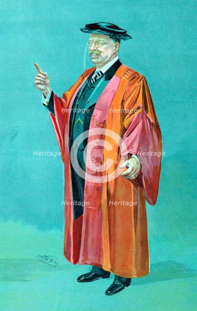 Theodore Roosevelt (1858-1919), 26th President of the USA, 1901-1909.  Artist: Spy
