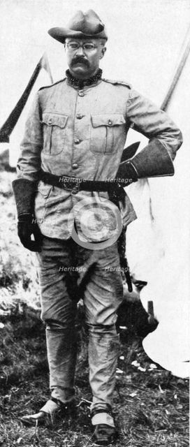 Theodore Roosevelt, American soldier and politician, 1898. Artist: Unknown
