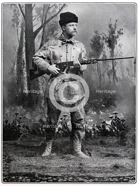 Theodore Roosevelt, American soldier and politician, c1898. Artist: Unknown