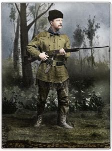 Theodore Roosevelt, American soldier and politician, c1898