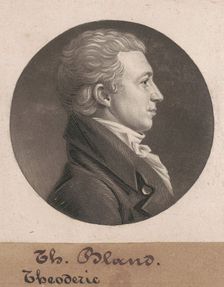 Theodorick Bland, 1804. Creator: Charles Balthazar Julien Févret de Saint-Mémin