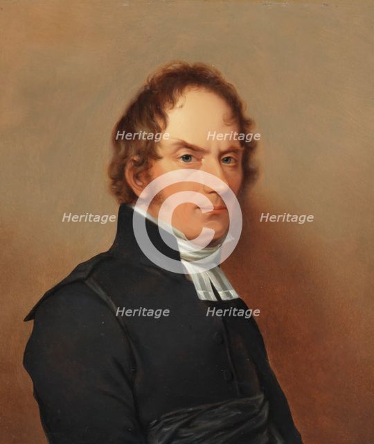 Theology professor Carl Georg Rogberg (1789-1834), early 19th century. Creator: Johan Adolf Seven.