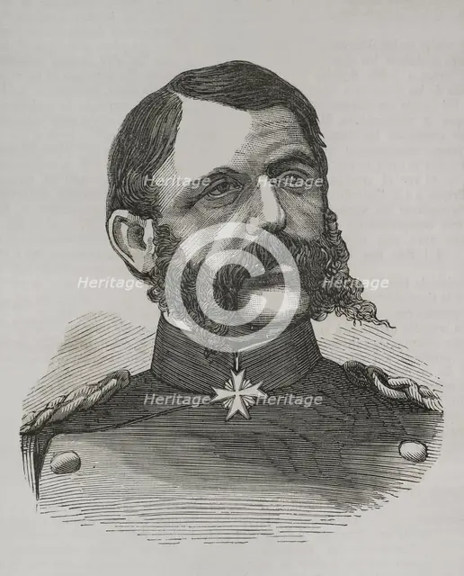 Theophil von Podbielski, (1814-1879), General of the Prussian Army, 1871.  Creator: Unknown.