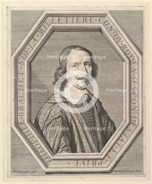 Theophile Brachet de la Milletiere, conseiller du roi. Creator: Jean Morin.