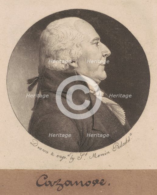 Théophile Cazanove, 1799. Creator: Charles Balthazar Julien Févret de Saint-Mémin.
