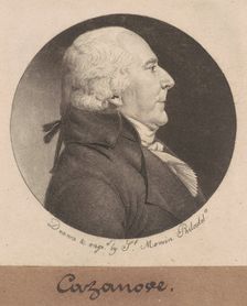 Théophile Cazanove, 1799. Creator: Charles Balthazar Julien Févret de Saint-Mémin